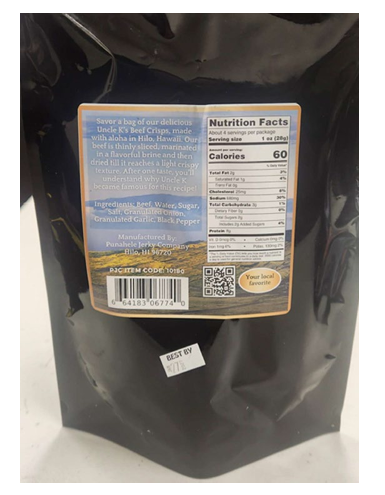 FSIS Issues Public Health Alert for Ready-To-Eat Beef Jerky Products Due to Misbranding and Undeclared Allergen