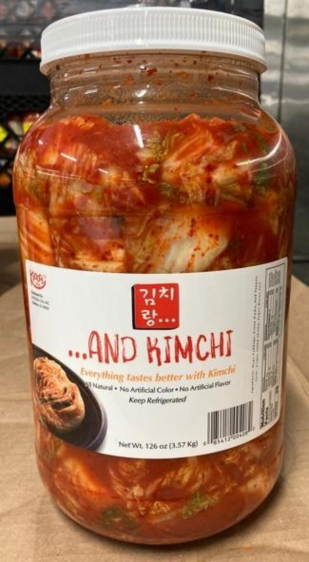 Ocinet, Inc., Recalls “…And Kimchi” Branded Sliced Kimchi Because the Product Contains Undeclared Fish (Anchovies)