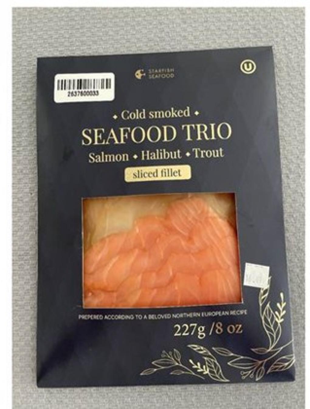 Krasnyi Oktyabr Inc. Recalls Starfish Seafood Trio Because of Possible Health Risk