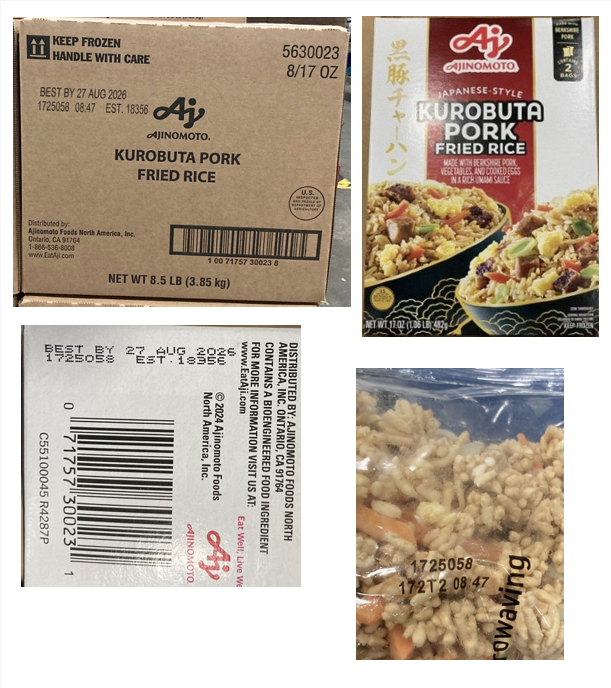 Ajinomoto Foods North America, Inc. EXPANDS Recall due to Possible Foreign Matter Contamination Ajinomoto Foods North America, Inc. EXPANDS Recall due to Possible Foreign Matter Contamination