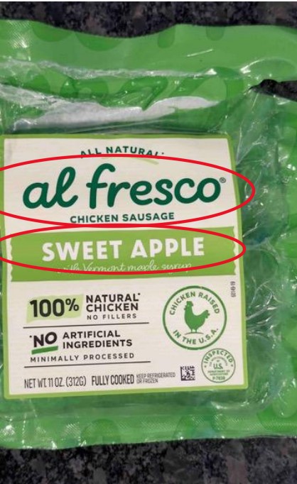 Chicken sausage product recalled due to potential plastic pieces