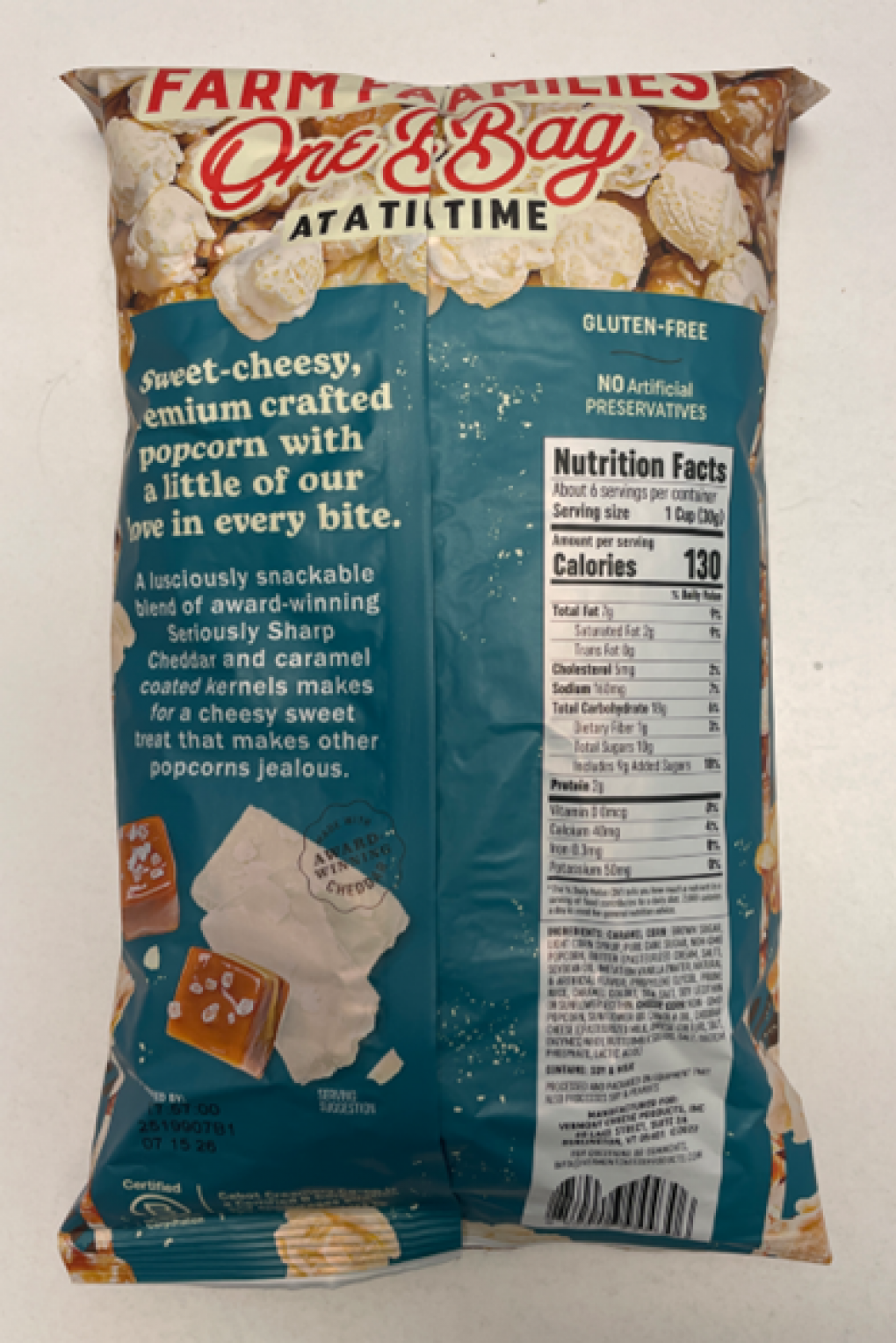 Jody’s Inc. Recalls Cabot Creamery Sea Salt Caramel Cheddar Popcorn Due to Undeclared Peanuts Jody’s Inc. Recalls Cabot Creamery Sea Salt Caramel Cheddar Popcorn Due to Undeclared Peanuts