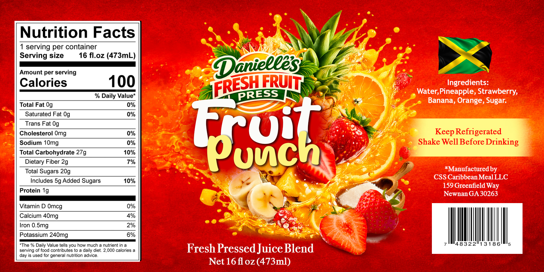 CONSUMER ADVISORY: Danielle's Fresh Pressed Juice Blend Products  