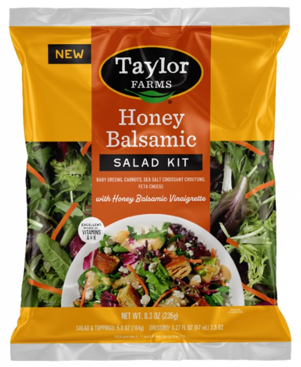 Taylor Farms Honey Balsamic Salad Kits recalled due to undeclared sesame and soy Taylor Farms Honey Balsamic Salad Kits recalled due to undeclared sesame and soy