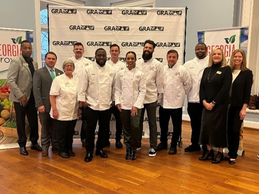 Commissioner Tyler J Harper and Georgia Grown Chefs