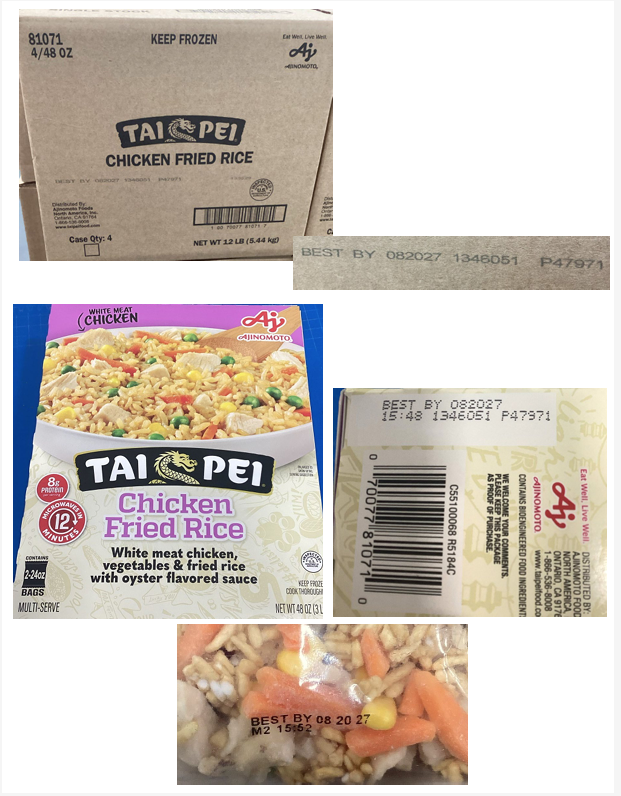Ajinomoto Foods North America, Inc. EXPANDS Recall due to Possible Foreign Matter Contamination Ajinomoto Foods North America, Inc. EXPANDS Recall due to Possible Foreign Matter Contamination