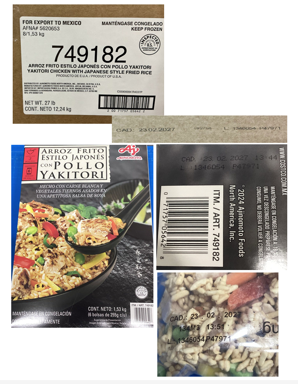 Ajinomoto Foods North America, Inc. EXPANDS Recall due to Possible Foreign Matter Contamination Ajinomoto Foods North America, Inc. EXPANDS Recall due to Possible Foreign Matter Contamination
