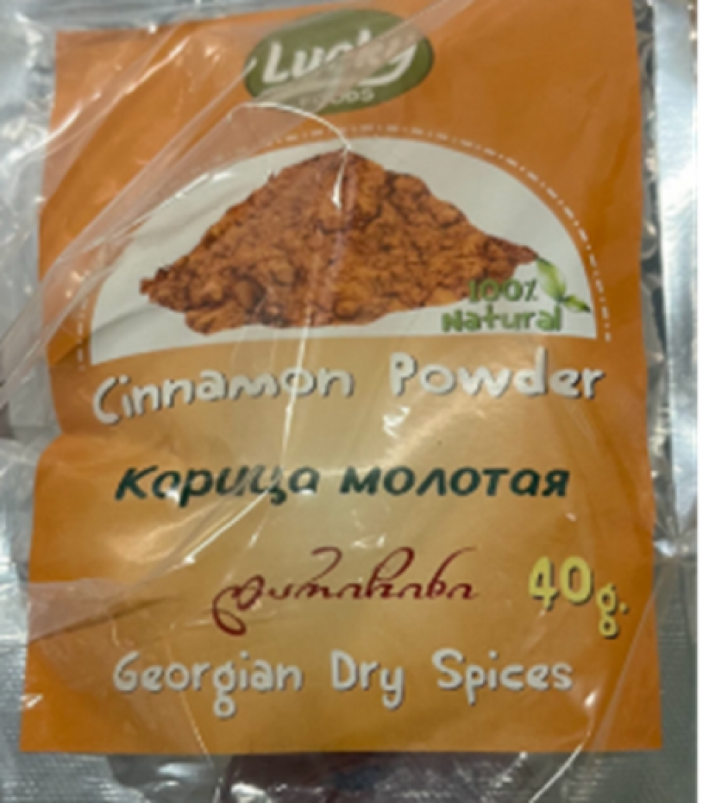 TBC Distribution Corporate Recalls Lucky Foods Brand Cinnamon Powder Because of Possible Health Risk