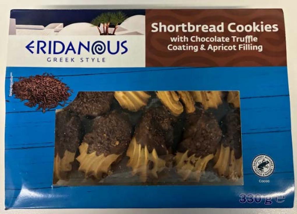 Lidl US Expands Recall of Eridanous Shortbread Cookies Due to Undeclared Wheat, Soy, Milk, Egg and Tree Nut (Coconut) Allergens Lidl US Expands Recall of Eridanous Shortbread Cookies Due to Undeclared Wheat, Soy, Milk, Egg and Tree Nut (Coconut) Allergens