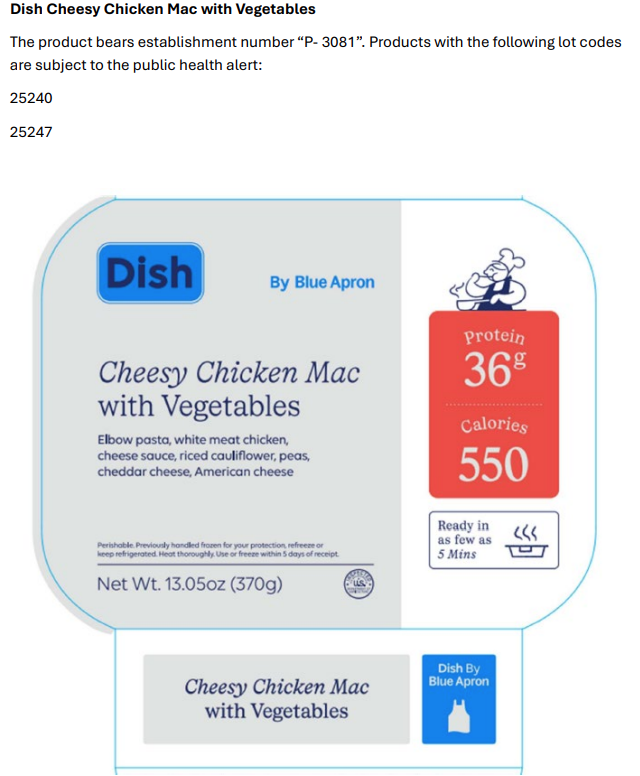FSIS Issues Public Health Alert For Ready-To-Eat Meals Containing Riced Cauliflower That May Be Contaminated With Listeria FSIS Issues Public Health Alert For Ready-To-Eat Meals Containing Riced Cauliflower That May Be Contaminated With Listeria
