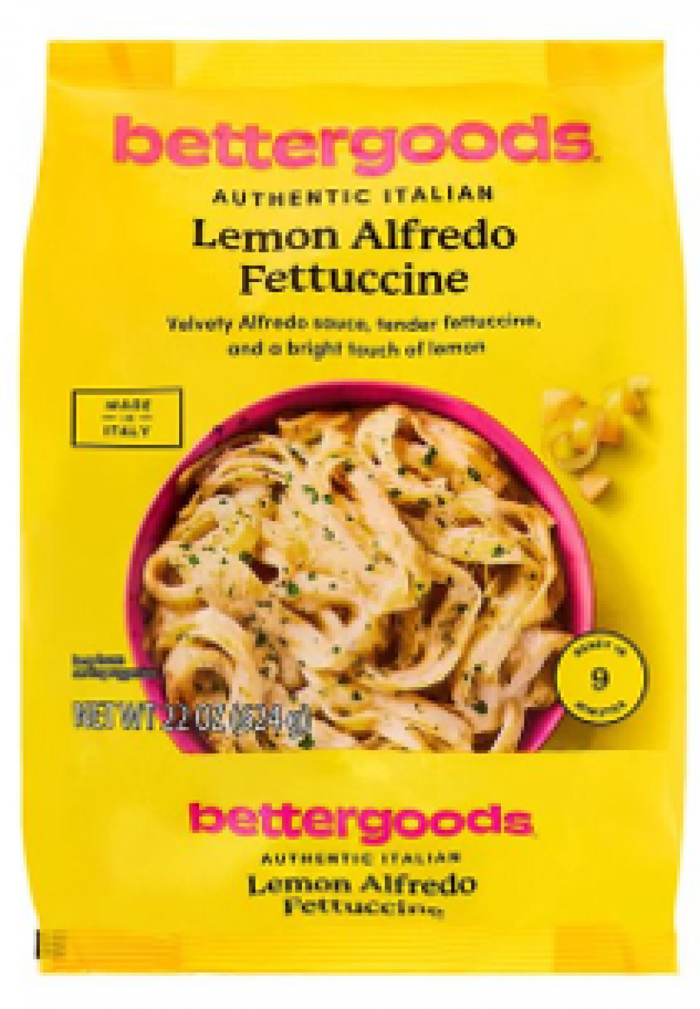 Gias Foods, Inc. Recalls Bettergoods Authentic Italian Lemon Alfredo Fettuccine Because of Possible Health Risk
