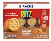 RITZ peanut butter cracker sandwiches recalled due to undeclared peanuts