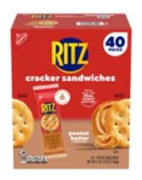 RITZ peanut butter cracker sandwiches recalled due to undeclared peanuts