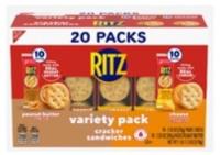 RITZ peanut butter cracker sandwiches recalled due to undeclared peanuts